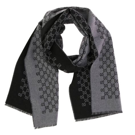 mens nlack gucci scarf